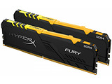 KIT RAM Kingston HyperX FURY RGB HX432C16FB3AK2/32 / 2x16Gb / DDR4 / 3200 / CL16 / 1.2V / RGB