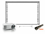 SET VIDEOPROIECTOR OPTOMA X308STE SHORT THROW+ SUPORT PROIECTOR CT-PRB-8M + TABLA Interactiva EVOBOARD IB85/DONWIEV IB86