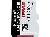 Kingston SDCE/128GB 128GB microSD Class10 A1 UHS-I FC + SD adapter High Endurance 600x
