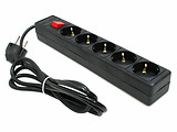 Surge Protector Sven Optima Base / 5 Sockets / 3.0m / Black