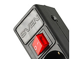 Surge Protector Sven Optima Base / 5 Sockets / 3.0m / Black