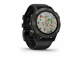 GARMIN fenix 6 Pro Sapphire Carbon Gray DLC with Black Band 010-02158-11 / Grey