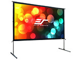 Elite Screens 135" 299x168cm Yard Master 2 Outdoor/Indoor Projector Screen with Stand OMS135H2