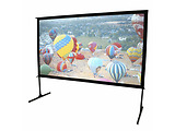 Elite Screens 100" 222x125cm Yard Master 2 Dual, Versatile, Outdoor/Indoor True Dual Front/Rear Projection Screen with Stand OMS100H2-DUAL /