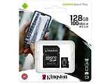 Kingston Canvas Select Plus SDCS2/128GB / 128GB microSD + SD Adapter