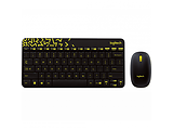 KIT Logitech Wireless Combo MK240 / Keyboard + Mouse / USB / Yellow