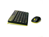 KIT Logitech Wireless Combo MK240 / Keyboard + Mouse / USB / Yellow