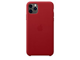Apple Original iPhone 11 Pro Max Leather Case / Red