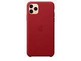 Apple Original iPhone 11 Pro Max Leather Case / Red