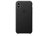 Apple Original iPhone XS Leather Case / Black
