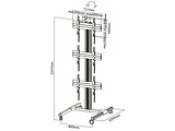Reflecta Video Wall TV Stand 55T /