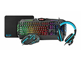 KIT FURY Combo Thunderstreak / Keyboard + Mouse + Mouse Pad + Headset / Russian