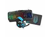 KIT FURY Combo Thunderstreak / Keyboard + Mouse + Mouse Pad + Headset / Russian