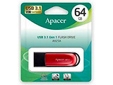 Apacer AH25A 64GB USB3.1 Flash Drive AP64GAH25A / Red