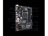 ASUS TUF B450M-PRO GAMING / mATX Socket AM4 AMD B450 Dual 4xDDR4-4400