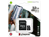 Kingston SDCS2/32GB 32GB microSD Class10 A1 UHS-I + SD adapter Canvas Select Plus