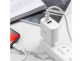 Hoco C57A Speed charger PD + QC3.0 charger / White