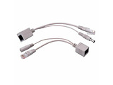 Gembird PP12-POE-0.15M-W / UTP passive PoE adapter kit /
