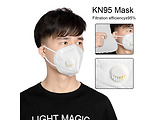 Helmet KN95 Disposable Protective Masks with 5 Layers + Valve
