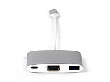 LMP USB-C to VGA + USB 3.0 + USB-C charging Multiport Adapter 15093 / Silver