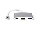 LMP USB-C to VGA + USB 3.0 + USB-C charging Multiport Adapter 15093 / Silver