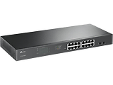TP-LINK TL-SG1218MPE 16-Port Gigabit JetStream Smart PoE+ Switch / Black
