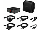 Arctic Global Charger 8000 APWCH00018A Travel Bag + Travel Cable sets / Black