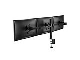 Brateck LDT33-C036 Triple Monitors Steel Articulating Monitor Arm / Black