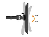 Brateck LDT33-C036 Triple Monitors Steel Articulating Monitor Arm / Black