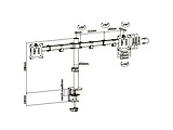 Brateck LDT42-C024 Monitors Steel Articulating Monitor Arm / Black
