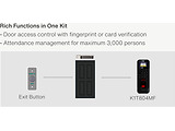 HIKVISION DS-KAS261 Control Terminal Kit / 2.4'' TFT + Fingerprints + Magnetic Lock + Push Button /