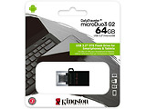 Kingston DataTraveler microDuo 3.0 G2 DTDUO3G2/64GB 64GB USB3.1 / Black