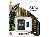 Kingston Canvas Cangas Go Plus SDCG3/512GB microSD 512GB