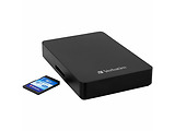 Verbatim Store 'n' Go with SD Card Reader 53421 2.5" External HDD 1.0TB / Black