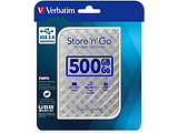 Verbatim "Store 'n' Go 53196 2.5" External HDD 500GB / Silver