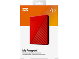 WesternDigital My Passport WDBPKJ0040BRD 2.5" External HDD 4.0TB USB3.0 / Red