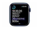 Apple Watch Series 6 GPS 44mm Blue Aluminum Case with Deep Navy Sport Band / Blue