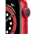 Apple Watch Series 6 GPS 40mm Red Aluminum Case with Red Sport Band / Red