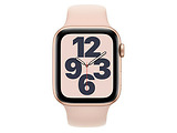 Apple Watch SE 44mm Gold Aluminum Case with Pink Sand Sport Band / Pink
