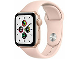 Apple Watch SE 40mm Gold Aluminum Case with Pink Sand Sport Band / Pink