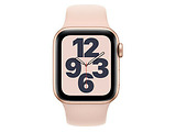 Apple Watch SE 40mm Gold Aluminum Case with Pink Sand Sport Band / Pink