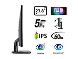 AOpen 24CL1YBI / 23.8" FullHD IPS LED AMD FreeSync 75Hz / UM.QE1EE.006 Black