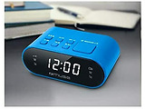 MUSE M-10 / Dual Alarm Clock Radio / Blue