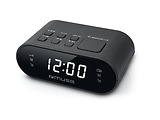 MUSE M-10 / Dual Alarm Clock Radio / Black