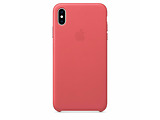 Apple Original iPhone XS Max Leather Case / Pink