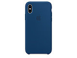 Apple Original iPhone XS Silicone Case / Blue