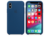 Apple Original iPhone XS Silicone Case / Blue