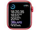 Apple Watch Series 6 GPS 44mm Red Aluminum Case with Red Sport Band / Red