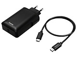 HAMA Universal USB-C Power Supply Unit Power Delivery  5-20V / 45W / 18332 / Black
