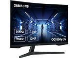 Samsung Odyssey G5 C27G54TQW / 27" Curved-VA 2560x1440 FreeSync 144Hz / Black